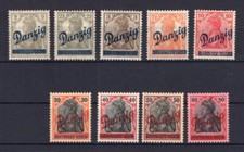 Danzig 32/40 SATZ * MH 600EUR (74042