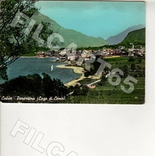 B7008 LECCO 1968 COLICO LAKE COMO missing mini abrasion stamp on the lake