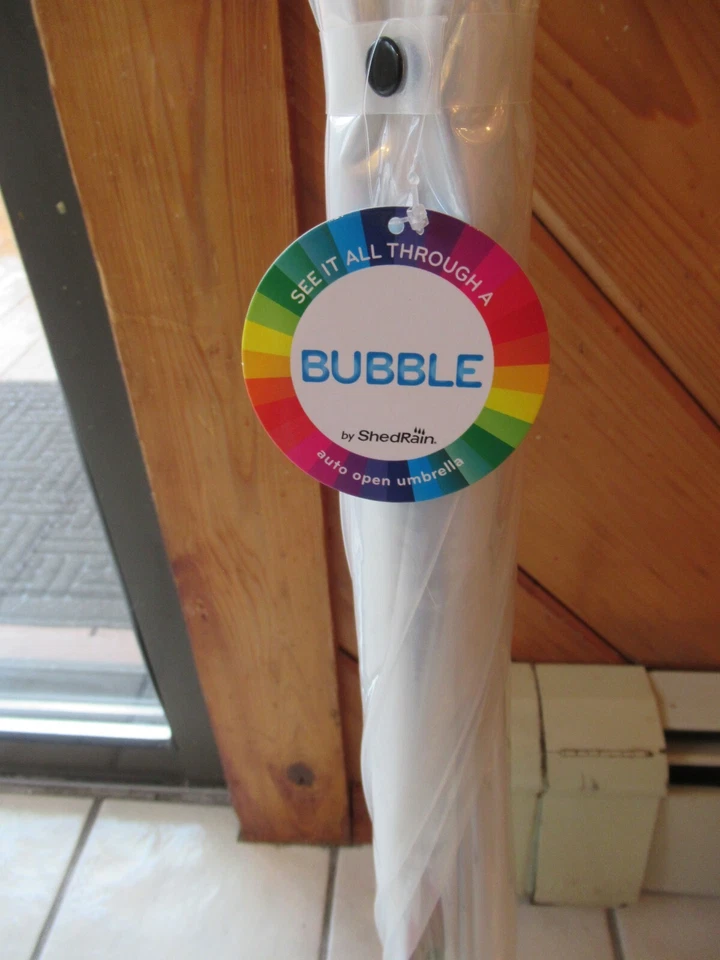 Paraguas ShedRain Burbuja - Transparente, Impermeable y A Prueba de Viento - Perfecto para Bodas Foto 3 de 4