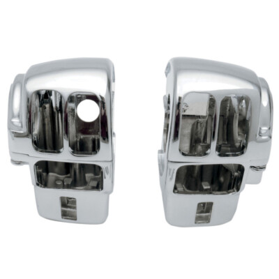 Chrome Handlebar Switch Housings 1997-2013 Harley-Davidson Touring