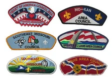 Lot of Missouri Councils 1/2 Dozen BSA CSPs Mint CSP (BHP1904)