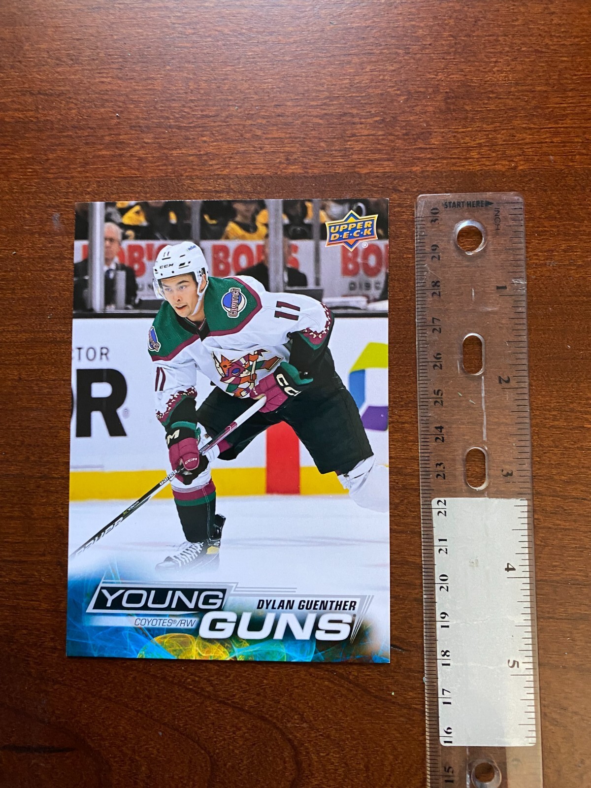 2022-23 UPPER DECK SERIES TWO DYLAN GUENTHER YOUNG GUNS "OVERSIZED" JUMBO #497