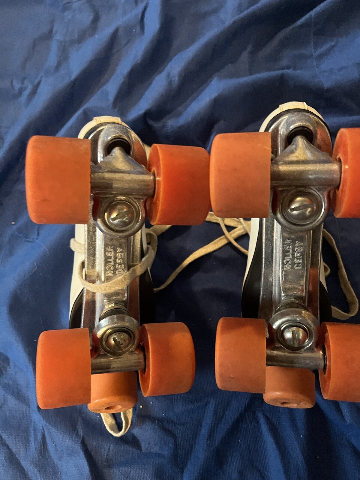 Vintage Roller Derby Women's White Shoe Skates Urethane Wheels Size 6 Model 982 eBay