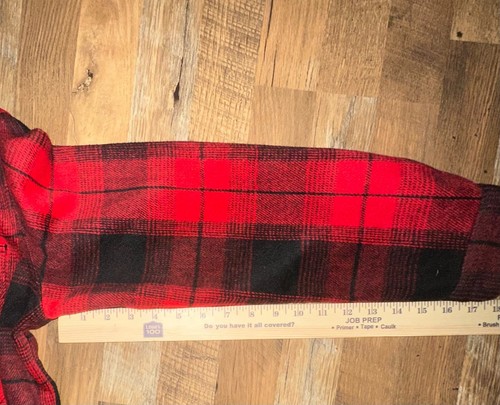 Old Navy Shacket Womens M Red Plaid Button Flannel Heavy Outdoor Knit Camping - Picture 6 of 10