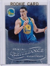 KLAY THOMPSON ROOKIE CARD Golden State Warriors 2012 Brillance Basketball NBA RC