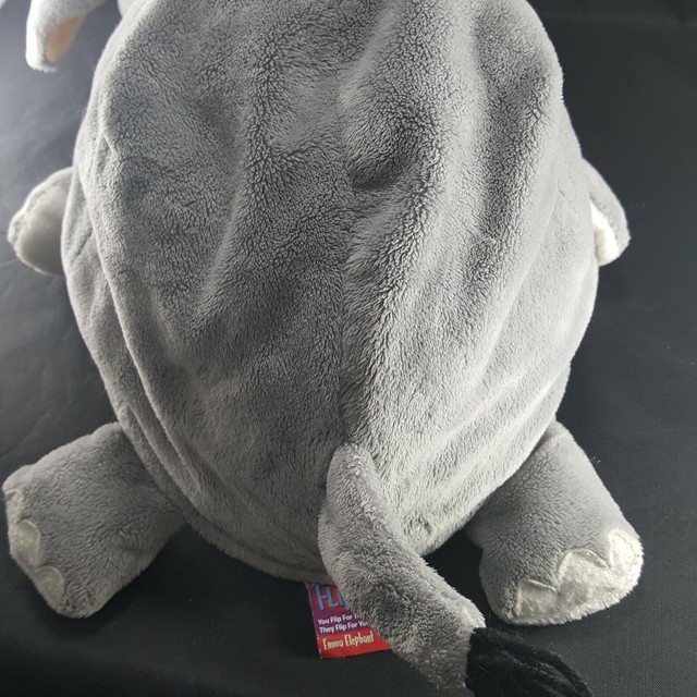 Flip A Zoo Theodore Tiger to Emma Elephant 2-in-1 Stuffed Animal FLIPAZOO 18