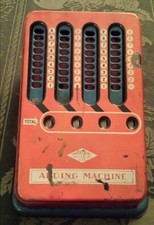Wolverine Tin Adding Machine Vintage Children's Toy Pittsburg PA