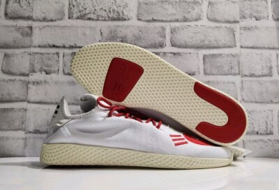 Adidas x Human Made x Pharrell Tennis HU White Red EF2392 Sneaker Mens 13.5