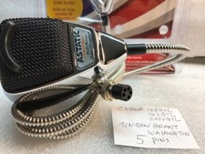 5 PIN ASTATIC Chrome CB Ham Radio Microphone 636 LC Cobra 148/142/2000GTL Uniden