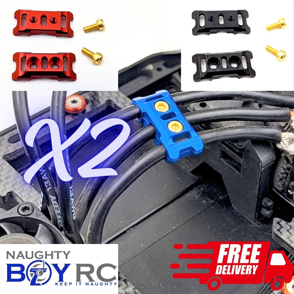 Naughty Boy RC Car 12-14 Gauge Wire Organizer Clamp Racing Brushless ESC Upgrade