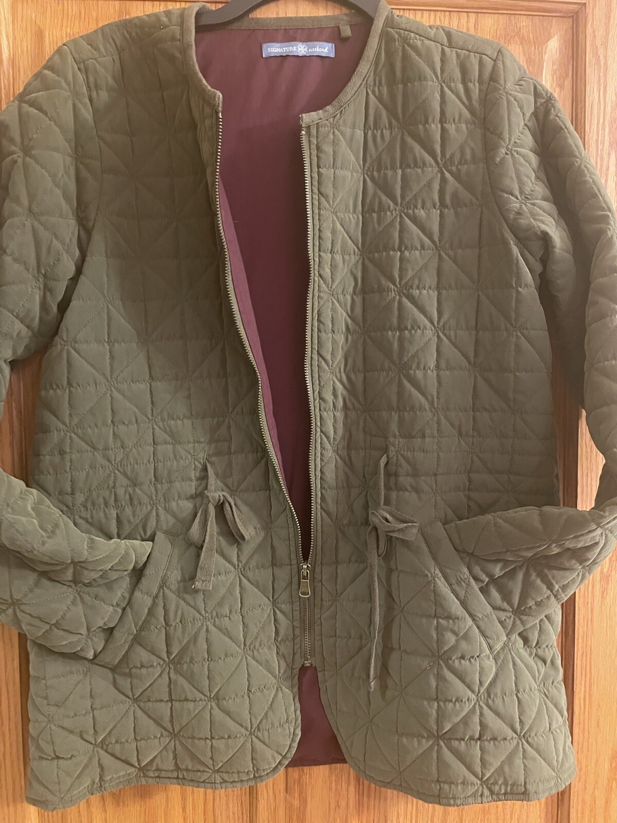 Signature weekend Women’s Quilted Chore Jacket - image 2