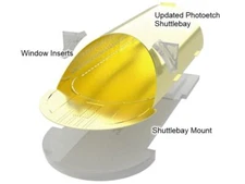 Paragrafix 258 x 1/1000 Star Trek Strange New Worlds: Shuttlebay Mount 3D Printe