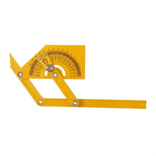 Plastic 6" Angle Finder Protractor Goniometer Miter Gauge Arm Measuring Ruler - Bild 3 von 7