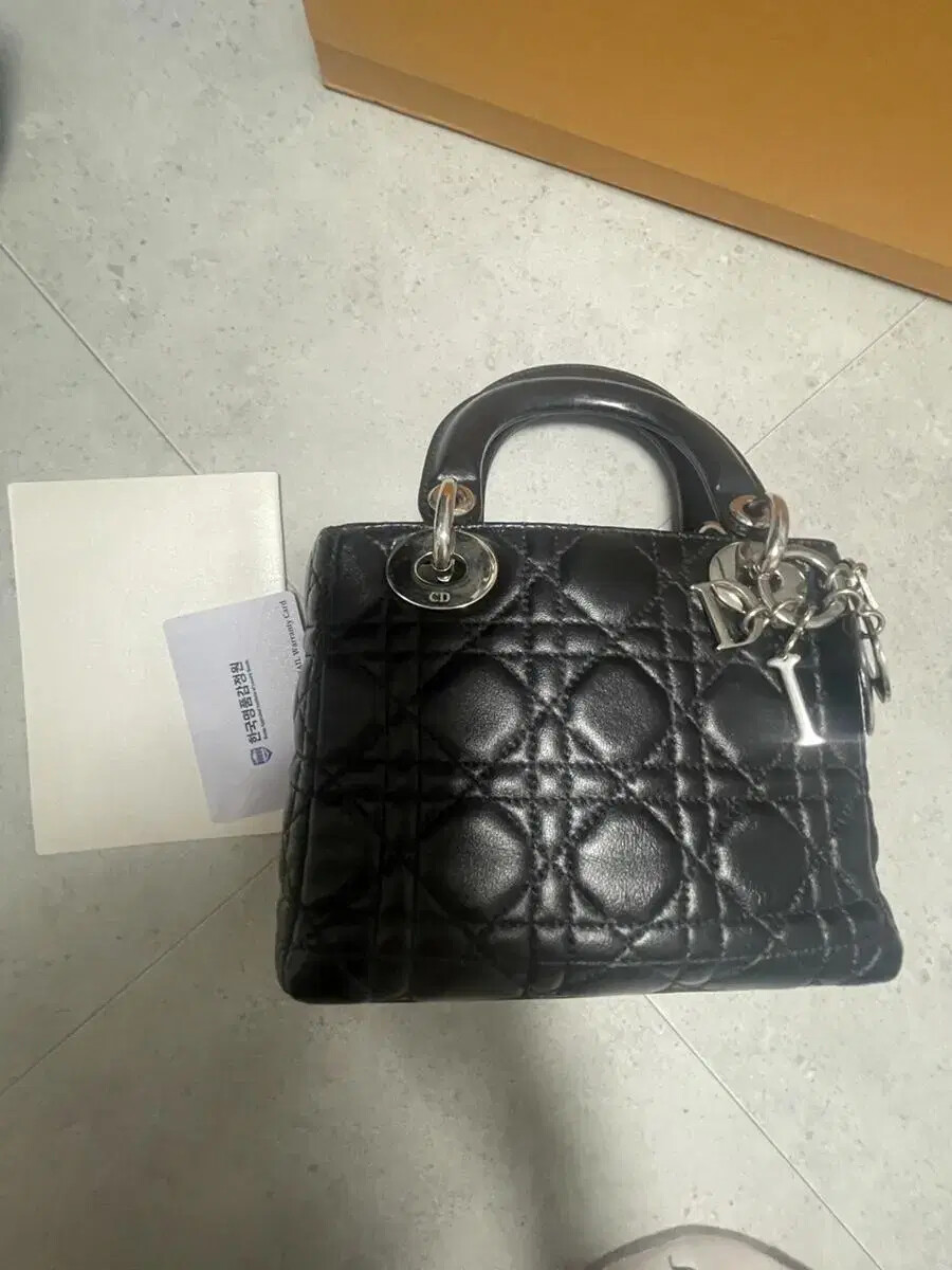 Dior Lady Bag Mini Genuine Black | eBay Dior Lady Bag Mini Genuine Black | eBay
