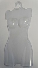 Pkg of 10 Female Henta Plastic Women Body Form Torso Hanger Lingerie Display