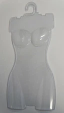 Pkg of 10 Female Henta Plastic Women Body Form Torso Hanger Lingerie Display
