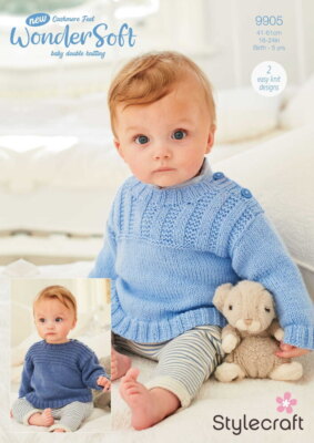 Stylecraft New Wondersoft DK Strickmuster 9905 - Pullover