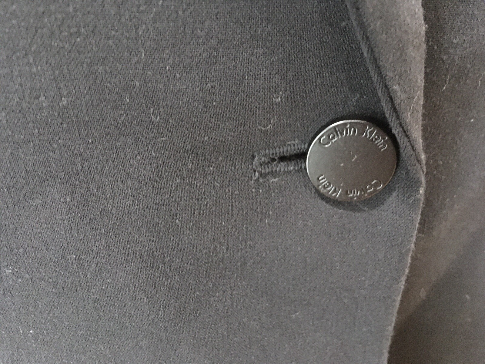 CK calvin Klein Blazer Jacket  single button blac… - image 3