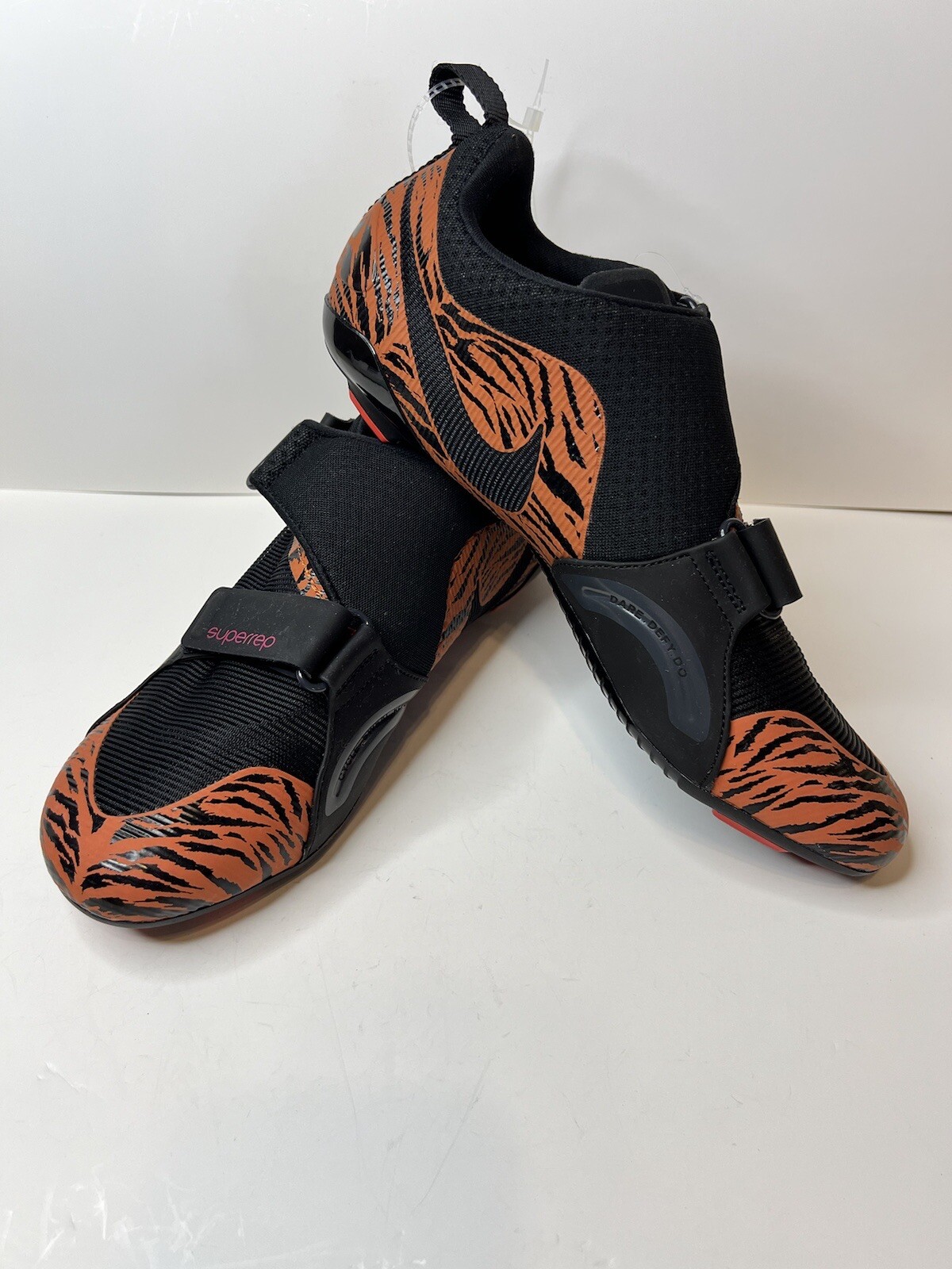 Nike SuperRep Women Tiger Black Crimson Indoor Cycling Shoes Size 7 CJ0775-018