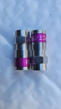 PCT-TRS-6P BRASS connectors RG6 Fittings CATV F-connector Plenum CMP RATED 20 pc