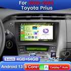 For Toyota Prius 2010-2015 Apple Carplay Car Stereo Radio Android 13 WIFI GPS BT