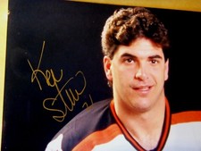(Lot of 5) KEVIN STEVENS 1990's Show Signed 8x10 Hockey Photo(s)-Guaranteed Auth