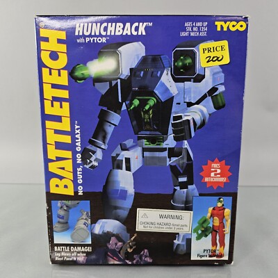 Tyco Battletech Hunchback with Pytor Action Figure Original Version 1994 SEALED