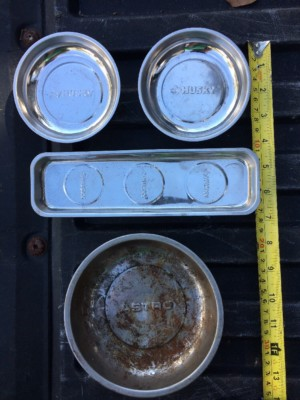 #ad #ad 3pc Husky Magnet Bowl Bowls Tray Trays 1 Astro Magent Tray Tools Tool Box $23.99