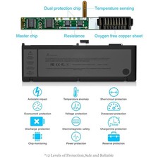A1382 Battery For MacBook Pro 15" A1286 020-7134-A Early /Late 2011 Mid 2012 