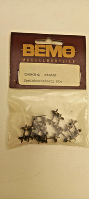 Bemo 5004 000 Speichenradsatz H0e in OVP