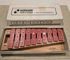 Sonor Percussion Glockenspiel  G10 Germany Missing Lower C And Missing Mallet