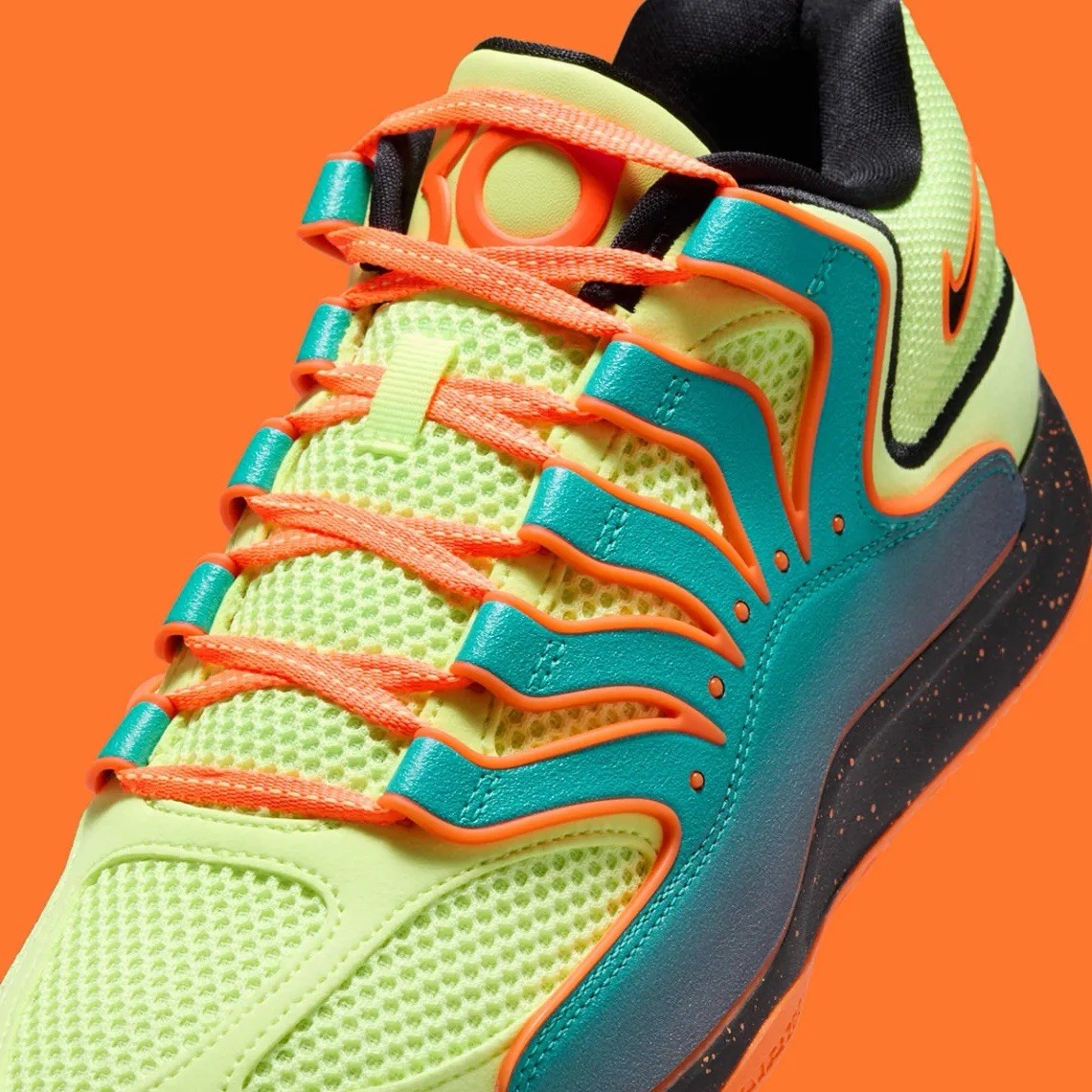 Nike KD 18 Clear Jade Liquid Lime HV1993-301 Mens Basketball Shoes