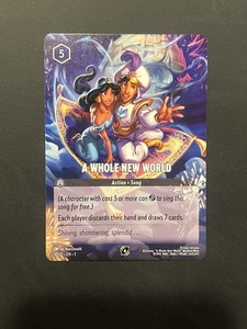 A Whole New World Lorcana | eBay