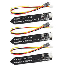 3PCS Capacitive Analog Soil Moisture Sensor 3.3-5.5V Corrosion Resistant Humidit
