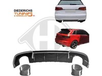Diffusor StoßStange Hinten Rennsport-Optik FüR Audi A3 2012-2016