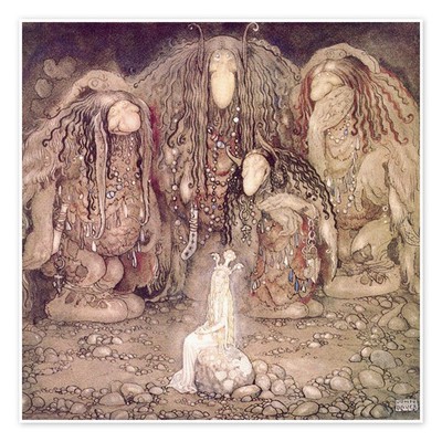 Poster Die leuchtende Prinzessin - John Bauer