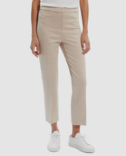 Theory Pants Size 0 Blush Houndstooth Plaid Stratton Knit Crop Trouser 325