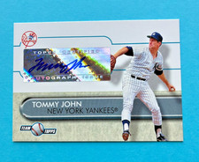 Tommy John 2006 Topps Team Topps Auto #TT-TJ New York Yankees