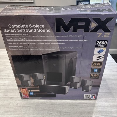MRX Complete 6 piece Smart Surround Sound Home Theater System 