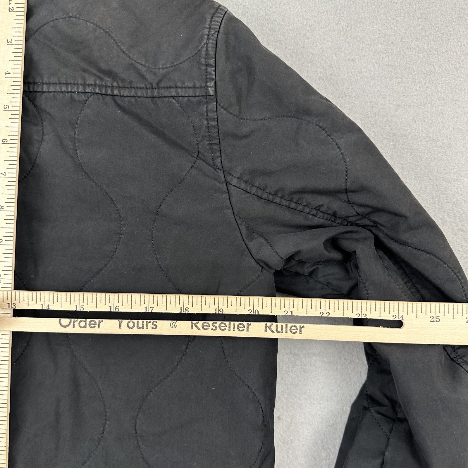 Everlane Coat Men Small Black Solid Button Up Jac… - image 7