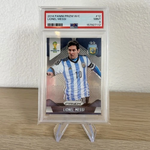 Panini 2014 Prizm World Cup Lionel Messi Argentina #12 Base PSA 9