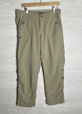 Merrell Opti-Wick Beige Women's Size 10 Nylon Convertible Hiking Pants Shorts