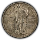 1924 25c Standing Liberty Silver Quarter - Original AU/UNC - SKU-B5550