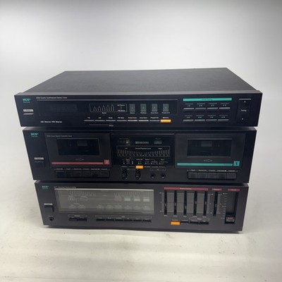 Vintage MCS Series 3595 Dual Tape Cassette, 3050 Quartz Tuner & 3871 Amplifier