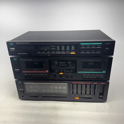 #ad Vintage MCS Series 3595 Dual Tape Cassette 3050 Quartz Tuner amp; 3871 Amplifier $215.00