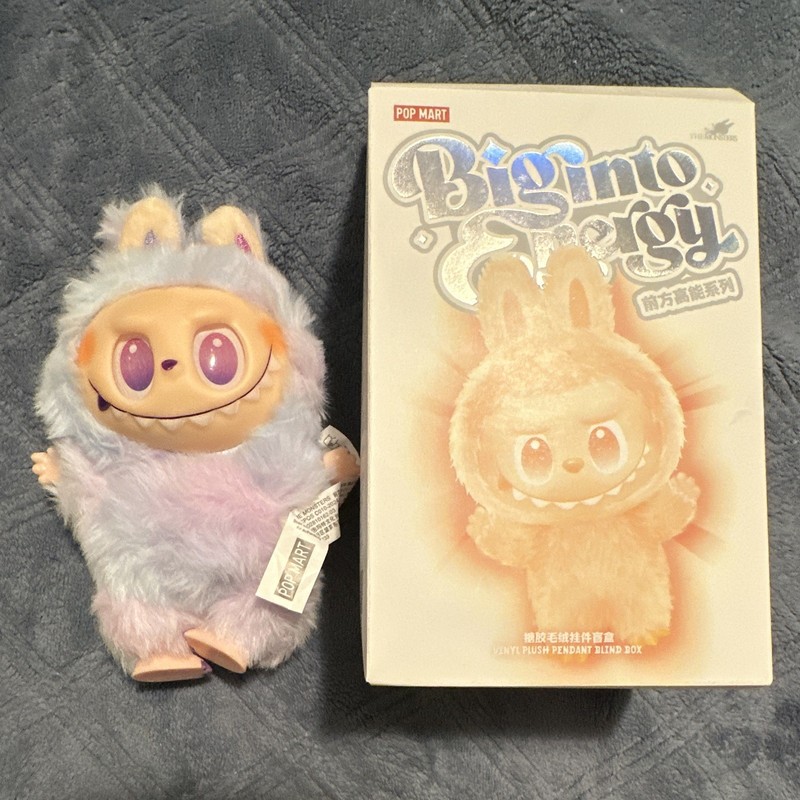 POP MART The Monsters Big Into Energy Vinyl Plush Pendant Blind Box Luck Edition