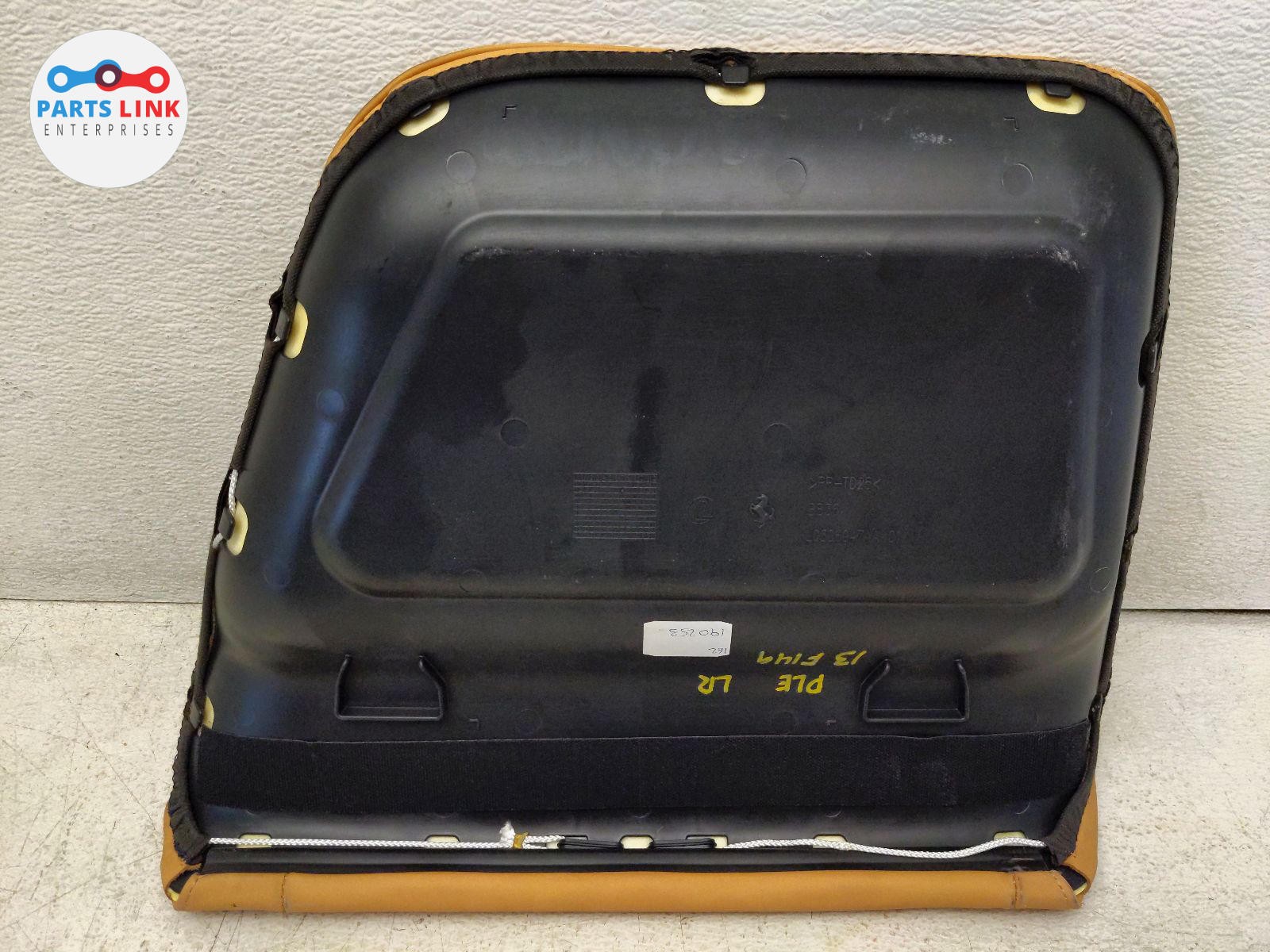 2012-14 FERRARI CALIFORNIA REAR LEFT SEAT BOTTOM CUSHION COVER LOWER TRIM F149