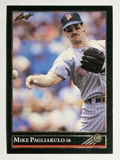 1992 Leaf Black Gold #346 Mike Pagliarulo