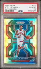 Scottie Barnes 2021-22 Panini Prizm #320 Silver Prizm (RC) PSA 10