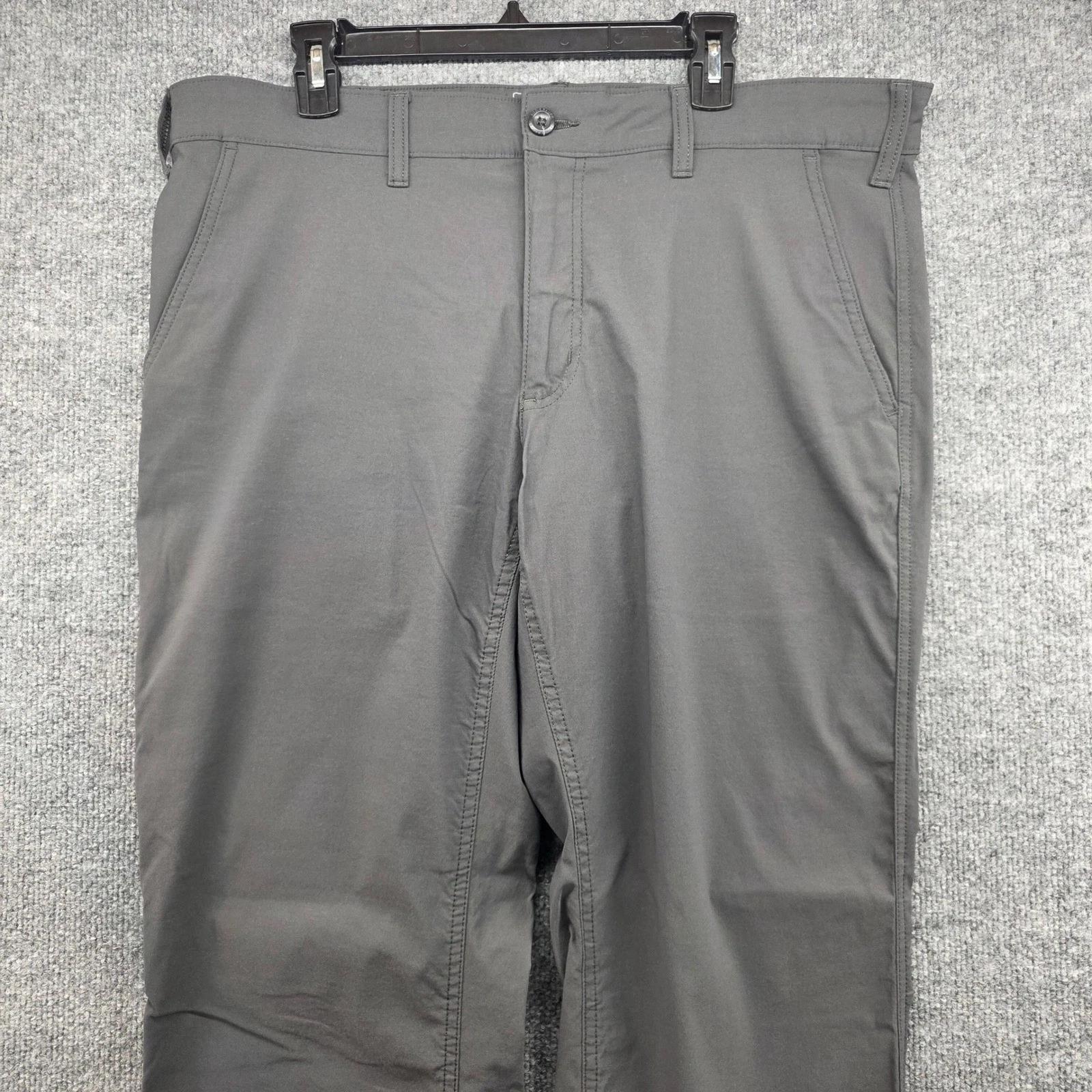 Eddie Bauer Mens Pants 38x32 Gray Nylon Spandex Outdoor Hiking Casual